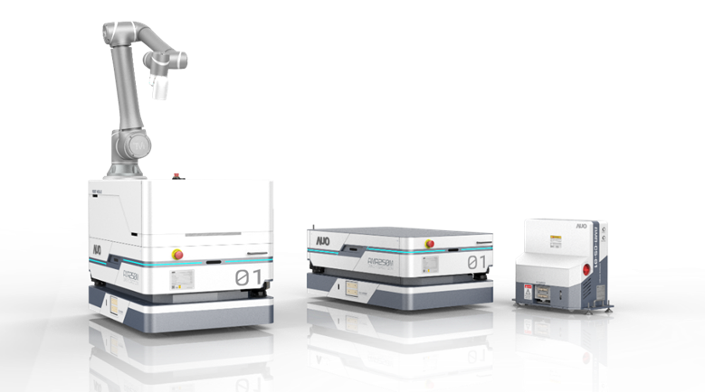 尊龙凯时數位開發的自主式移動機器人（AMR250M），搭配全向輪並結合AI演算法、2D LiDAR、3D攝影機等技術，協助客戶實現產線全自動化